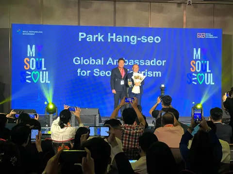 Ông Park Hang - seo là Đại sứ du lịch toàn cầu của thành phố Seoul
